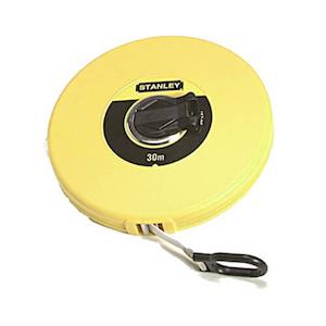 Рулетка вимірювальна FIBERGLASS довжиною 30 м, шириною 12,7 мм, в пластмасовому корпусі STANLEY 0-34-297 Фото - Рулетка вимірювальна FIBERGLASS довжиною 30 м, шириною 12,7 мм, в пластмасовому корпусі STANLEY 0-34-297