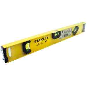 Фото - Рівень BASIC I-BEAM з алюмінію довжиною 450 мм з трьома капсулами STANLEY 0-42-073