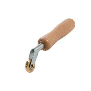 Фото - Притискний ролик з латуні для зварювання внахлест, на підшипнику LEISTER 106.972