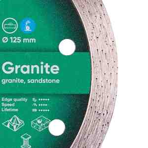 Диск алмазний відрізний Granite 1A1R DISTAR 11115034010 - картинка №3 Фото №3 - Диск алмазний відрізний Granite 1A1R DISTAR 11115034010