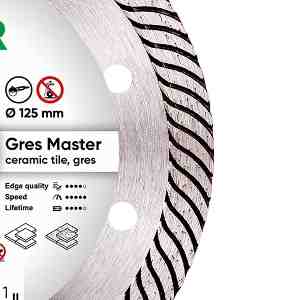 Диск алмазний відрізний Gres Master 1A1R DISTAR 11115160010 - картинка №2 Фото №2 - Диск алмазний відрізний Gres Master 1A1R DISTAR 11115160010