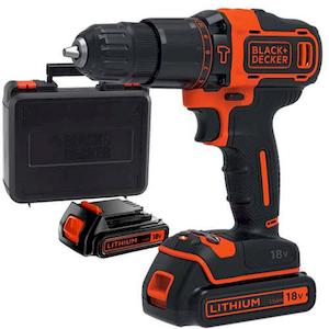 Фото - Дриль-шурупокрут акумуляторний ударний BLACK+DECKER BDCHD18KB
