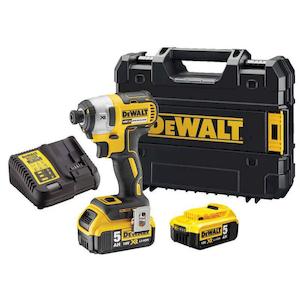 Фото - Шурупокрут акумуляторний ударний безщітковий DeWALT DCF887P2