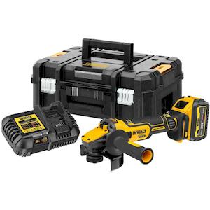 Фото - Шліфмашина кутова - болгарка акумуляторна безщіткова DeWALT DCG409VST1