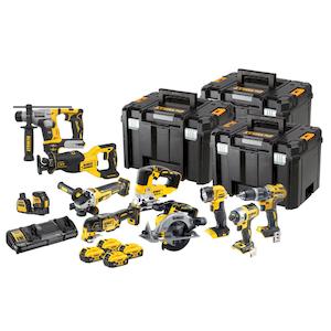 Фото - Набір з десяти інструментів акумуляторних DeWALT DCK1012P4T