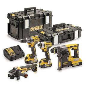 Фото - Набір з чотирьох інструментів безщіткових DeWALT DCK422P3