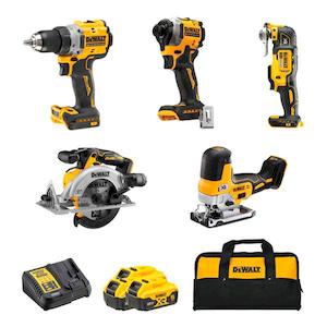 Фото - Набір з п’яти інструментів акумуляторних DeWALT DCK502P3