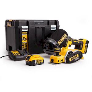 Фото - Рубанок акумуляторний безщітковий DeWALT DCP580P2