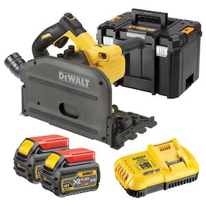 Фото - Пила дискова занурювальна акумуляторна DeWALT DCS520T2