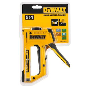 Фото №3 - Степлер MULTI TACKER 5 в 1 скоби тип A, G, H 6-14мм, цвяхи J 12, 15 мм. DeWALT DWHT0-TR510