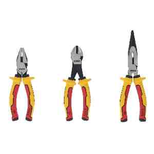 Фото - Набір з трьох шарнірно-губцевих інструментів LASER HARDENED VDE 1000V DeWALT DWHT82811-0