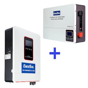 Фото - Інвертор гібридний EnerSol EHI-SUNONECO6.2KW+EB-SK-51.2V100Ah