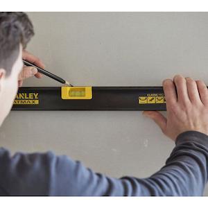 Фото №3 - Рівень FatMax WATERFIT CLASSIC PRO алюмінієвий довжиною 600 мм з трьома капсулами STANLEY FMHT42554-1 — Уцінка