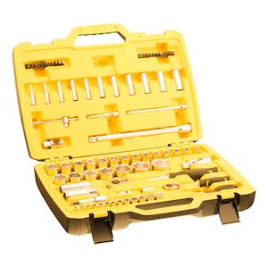 Фото - Набір голівок торцевих 1/4, 1/2 MaxiDrive, 81 предмет STANLEY FMMT82826-1