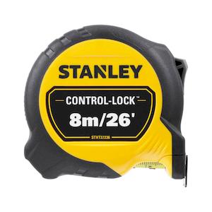 Фото №3 - Рулетка вимірювальна CONTROL-LOCK довжиною 8 м/26, шириною 25 мм, в обгумованому корпусі, з подвійною шкалою STANLEY STHT37236-5