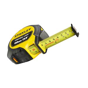 Рулетка вимірювальна CONTROL-LOCK довжиною 10 м/33, шириною 25 мм, в обгумованому корпусі, з подвійною шкалою STANLEY STHT37237-5 - картинка №3 Фото №3 - Рулетка вимірювальна CONTROL-LOCK довжиною 10 м/33, шириною 25 мм, в обгумованому корпусі, з подвійною шкалою STANLEY STHT37237-5